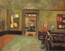 Roger Fry A Room in the Second Post-Impressionist Exhibition(The Matisse Room) oil painting image